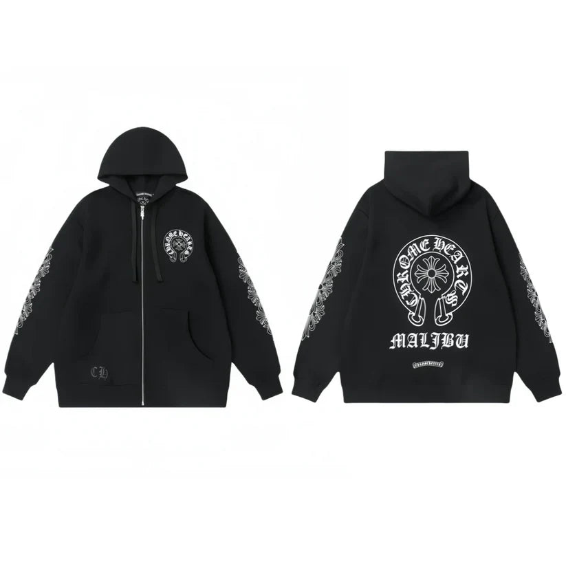 Chrome Hearts New Zip Up Hoodie 8515