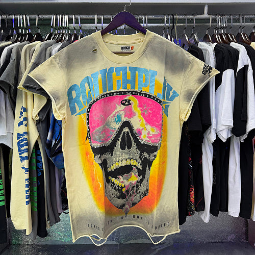 ROUGHPLAY Heavyweight Distressed Graphic Tee Hover Image