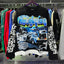 ROUGHPLAY Distressed Cyberpunk Sports Car Graphic Long Sleeve Shirt Unisex Black Oversized Streetwear Crewneck Top