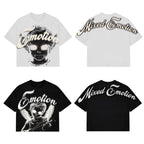 Mixed Emotion Cropped Graphic Tee