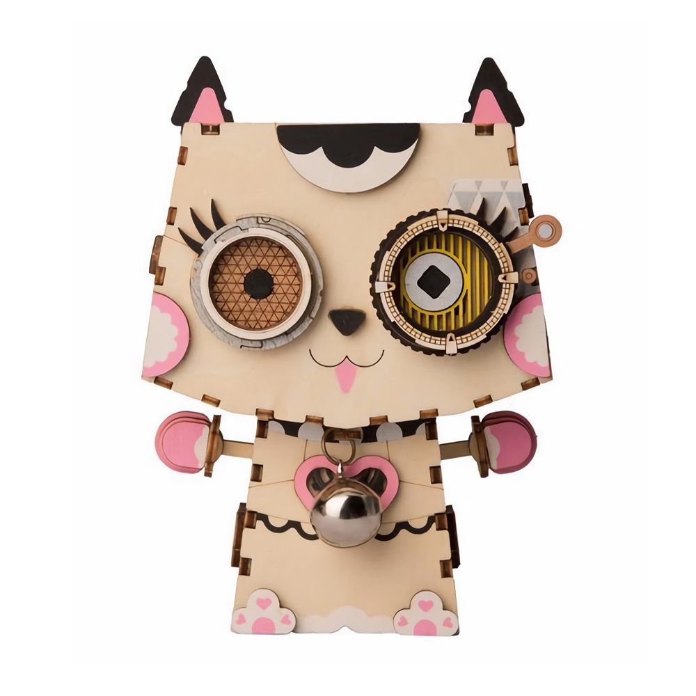 3D Cat Pen Holder Puzzle