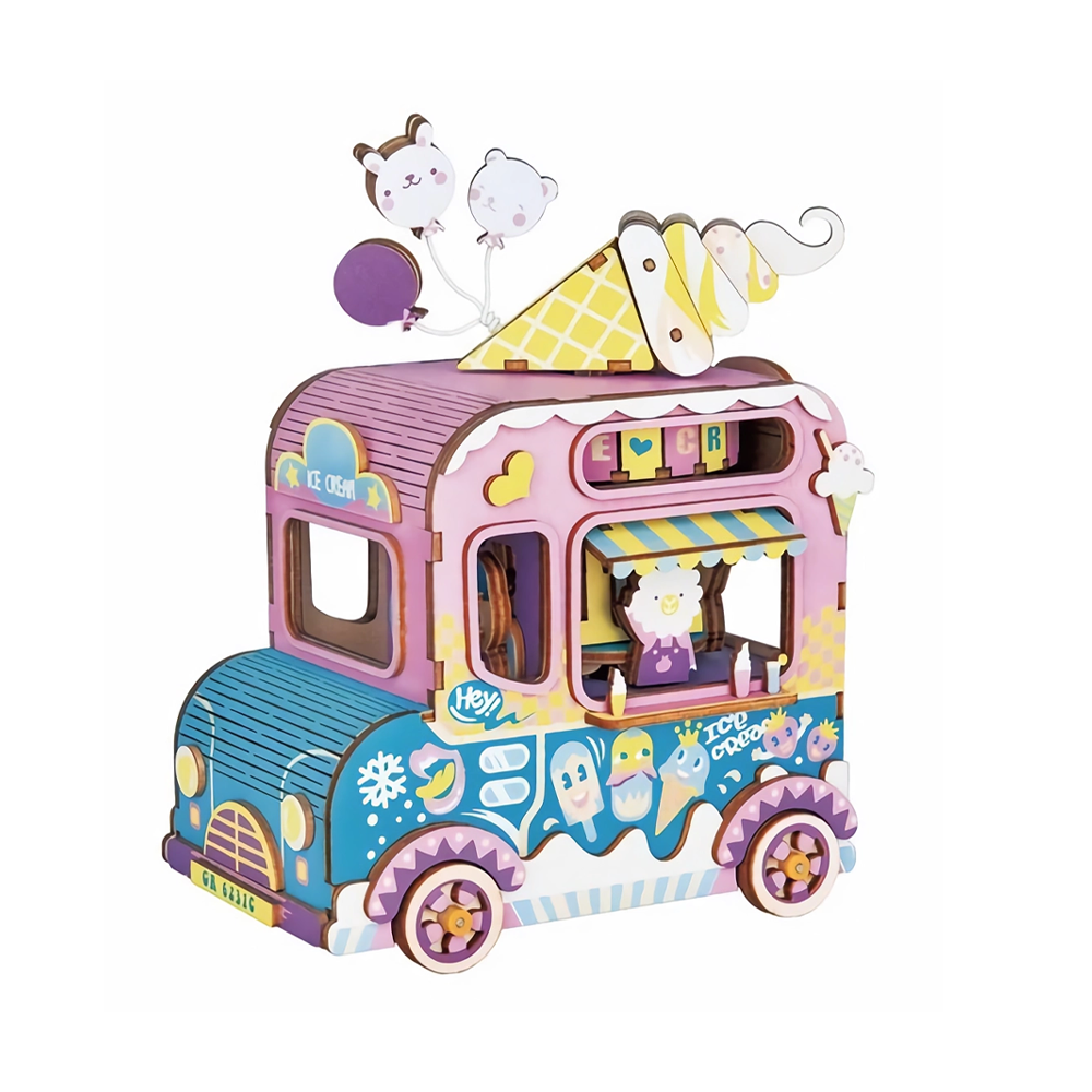 Ice Cream Truck Music Box 3D Puzzle