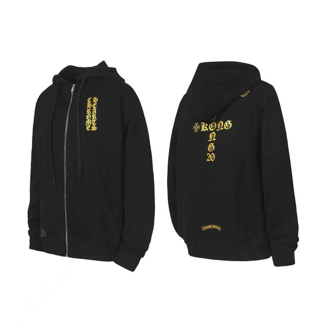 Chrome Hearts New Zip Up Hoodie -K28 Hover Image
