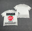 ROUGHPLAY Heavyweight Dip-Dye Graphic Tee - Red NYC Big Apple
