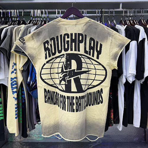 ROUGHPLAY Heavyweight Distressed Graphic Tee