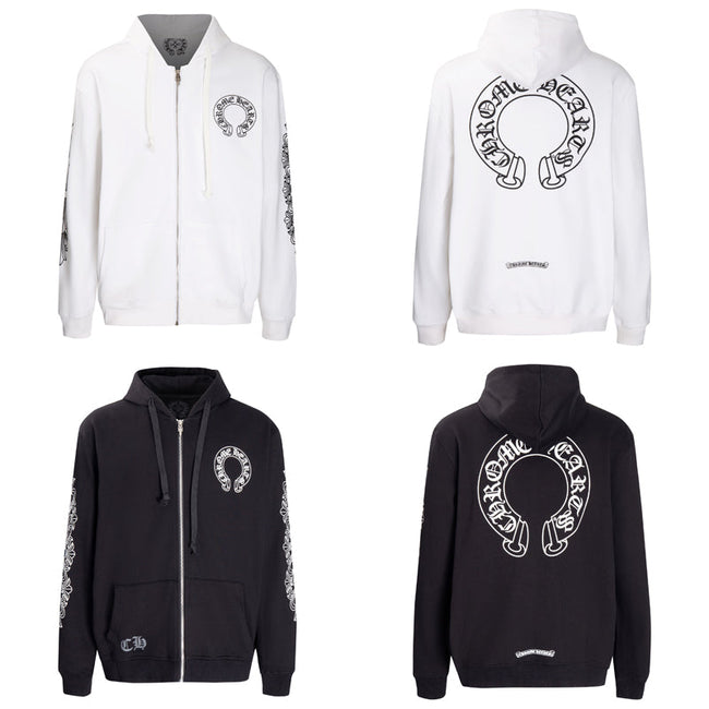 Chrome Hearts New Zip Up Hoodie -5001 Hover Image