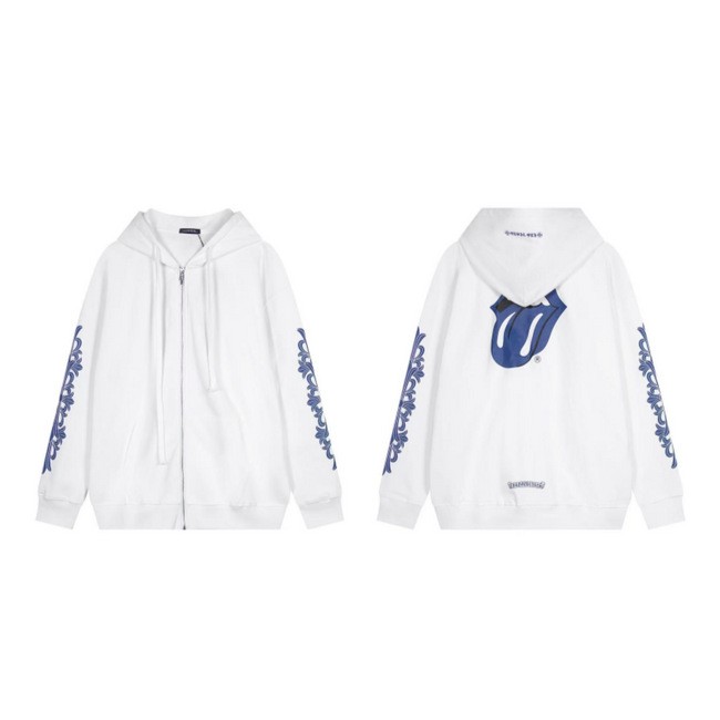 Chrome Hearts New Zip Up Hoodie 9817 Main Image