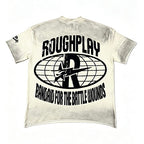 ROUGHPLAY Heavyweight Vintage Washed Graphic Tee - Skeleton & Sun Graphic T-Shirt