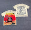 ROUGHPLAY Heavyweight Distressed Graphic Tee - Cyber Helmet & Desert Wasteland