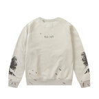 Saint Michael ST121 Jesus Crest Sleeve Graphic Sweatshirt