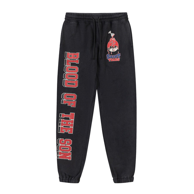 Saint Michael ST142 Blood of The Sun Script Sweatpants Hover Image