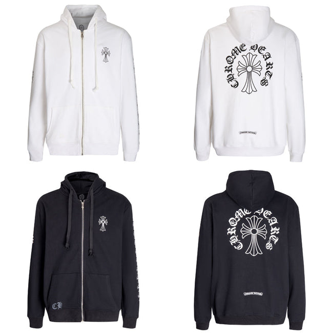 Chrome Hearts New Zip Up Hoodie 5007 Hover Image