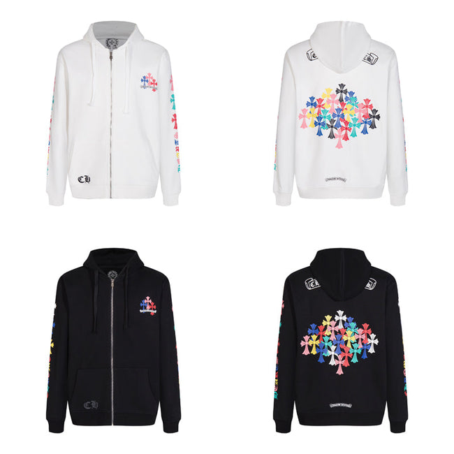 Chrome Hearts New Zip Up Hoodie -5015 Hover Image