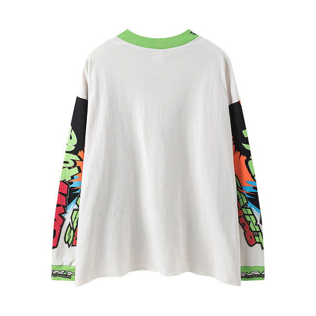 Saint Michael Bold Racing Graphic Long Sleeve Jersey Main Image