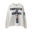 Saint Michael Complicated Cross Print Sweatshirt