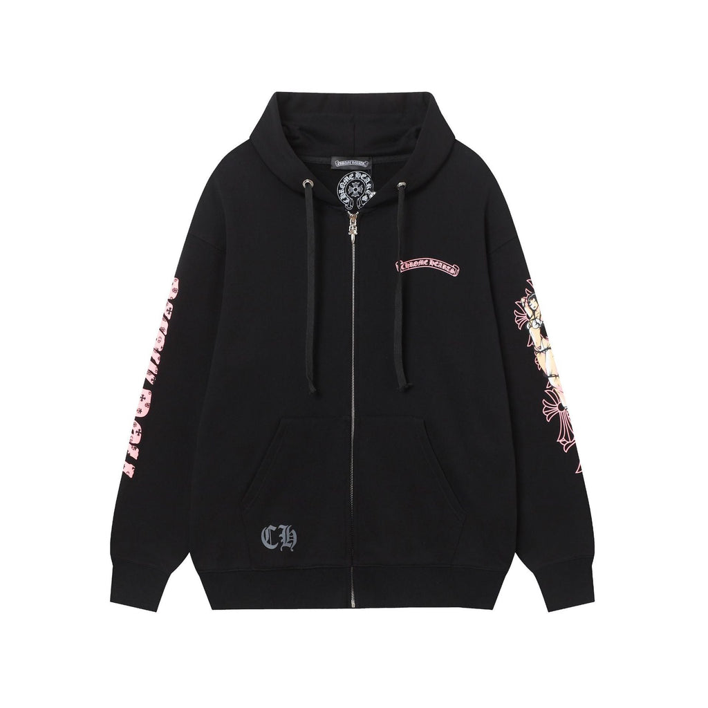Chrome Hearts New Zip Up Hoodie 8660