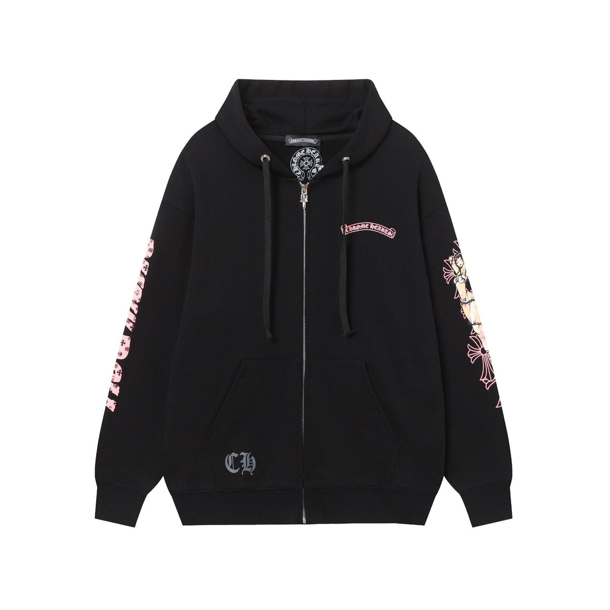 Chrome Hearts New Zip Up Hoodie 8660