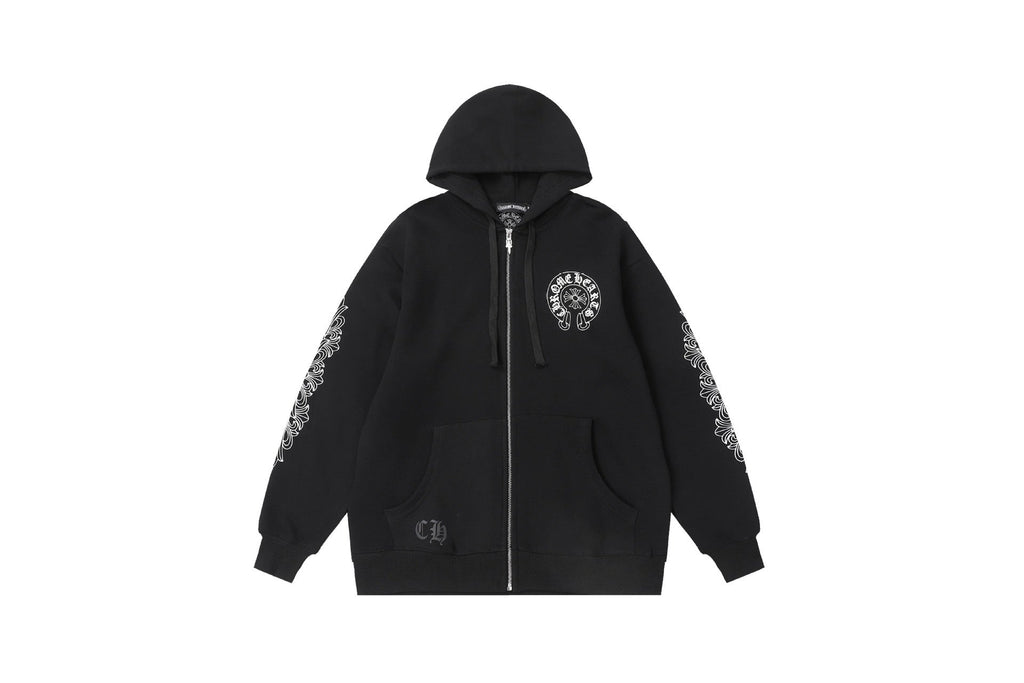 Chrome Hearts New Zip Up Hoodie 8515