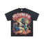 JELLYBEAN Alien Hover‑Board Space Graphic Oversized T‑Shirt