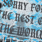 RARE PEACE Trust No One Vintage‑Angel Cropped Oversized T‑Shirt