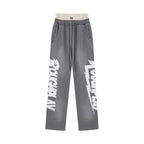 ROUGHPLAY Heavyweight Washed Sweatpants - Lightning Bolt Logo & Double Waistband