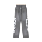 ROUGHPLAY Heavyweight Washed Sweatpants - Lightning Bolt Logo & Double Waistband