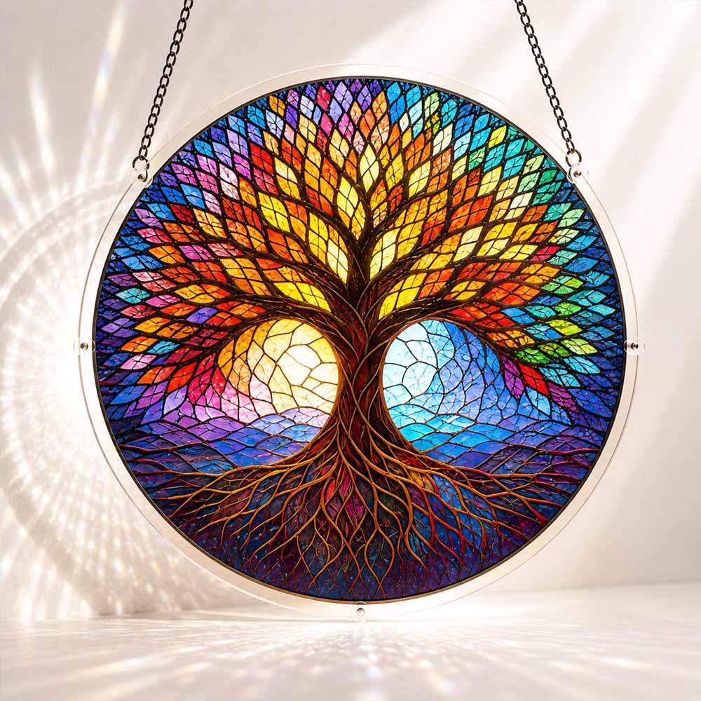 Acrylic Jigsaw Puzzle Suncatcher - Tree of Life