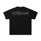 MAJESTIK Toxic Skeleton Graphic T-Shirt Unisex Black Y2K Cyber Grunge Gothic Oversized Streetwear Short Sleeve Top