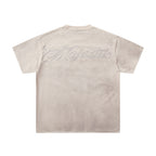 MAJESTIK Light In Darkness Angel Graphic T-Shirt Unisex Washed Sand Y2K Renaissance Sculpture Oversized Streetwear Short Sleeve Top