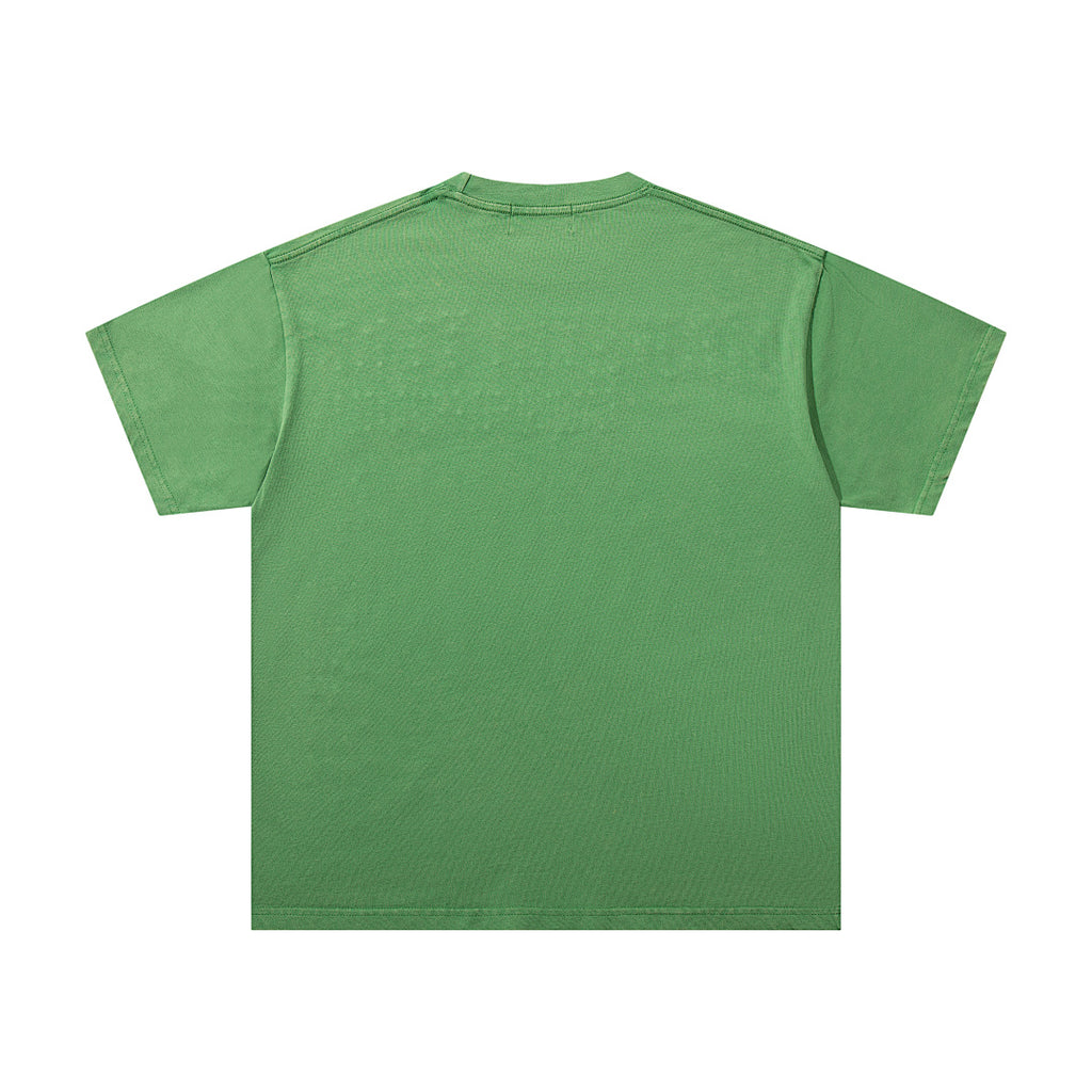 MAJESTIK F1 Racing Speedway Graphic T-Shirt Unisex Acid Wash Olive Green Y2K Motorsport Oversized Streetwear Short Sleeve Top
