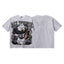 MAJESTIK Eagle Football Mascot Graphic T-Shirt Unisex Washed Grey Y2K Sports Varsity Oversized Streetwear Short Sleeve Top