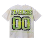 MAJESTIK Fearless Gorilla Graphic T-Shirt Unisex Off-White Y2K Electric Green Lightning Oversized Athletic Streetwear Short Sleeve Top