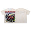 MAJESTIK Superbike Racing Graphic T-Shirt Unisex Washed Cream Y2K Biker Sports Dual-Sided Heavyweight Oversized Streetwear Short Sleeve Top