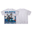 MAJESTIK Billiards Bulldog Graphic T-Shirt Unisex Light Grey Y2K Acid Wash Sport Dept Oversized Streetwear Short Sleeve Top