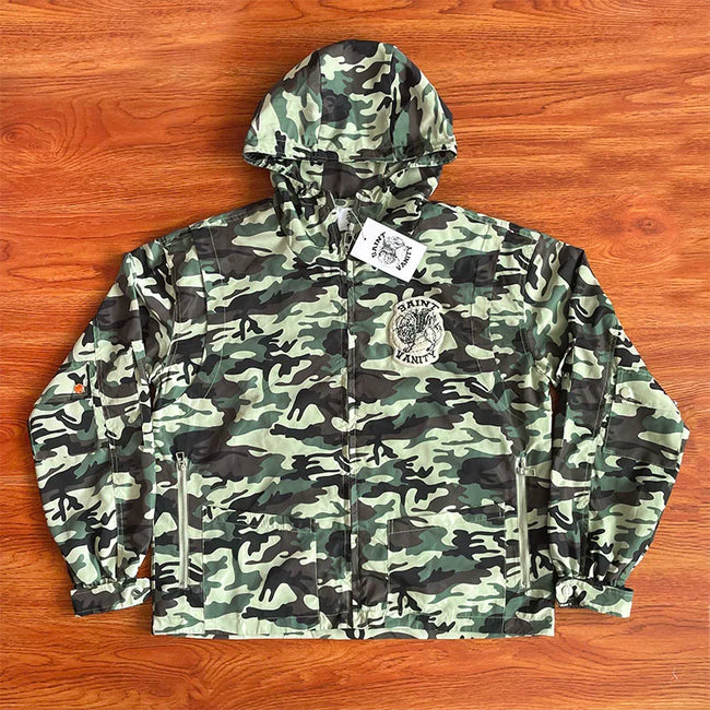 SAINT VANITY  Trendy Camouflage Casual Wear Set Hover Image