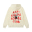 Anti Social Social Club Spider Red Logo Hoodie - Cream
