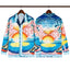 Casablanca Double Sunset Coastal Silk-Style Shirt - Multi