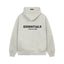 Fog Essentials Heather‑Grey Heavy‑Weight Oversized Hoodie Street‑Wear Pullover