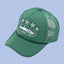 Green Vintage Trucker Cap | Embroidered Streetwear Hat
