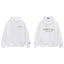 Fog Essentials White Fleece‑Lined Oversized Pullover Hoodie Chest Logo Print