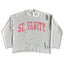 SAINT VANITY Retro Fashion Print Casual Sweatshirt and Shorts Set