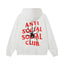 Anti Social Social Club Spider Red Logo Hoodie - White