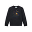 Casablanca Abstract Court Line-Art Sweatshirt - Black