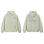 Fog Essentials Light Green Fleece‑Lined Oversized Pullover Hoodie Chest Logo