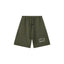 Fog Essentials Olive Green Utility-Inspired Sweat Shorts – Relaxed Everyday Fit