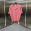 Casablanca Ribbed Knit Button-Down Shirt - Pink