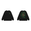 Anti Social Social Club Snake Green Logo Long Sleeve T-Shirt - Black