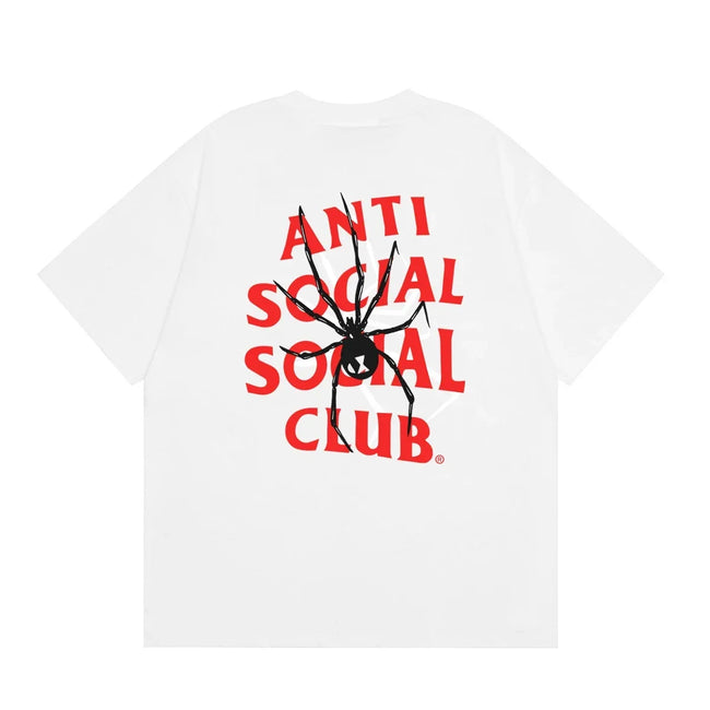 Anti Social Social Club Spider Red Logo T-Shirt - White Hover Image