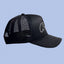 Black Minimal Trucker Cap | Embroidered Streetwear Hat