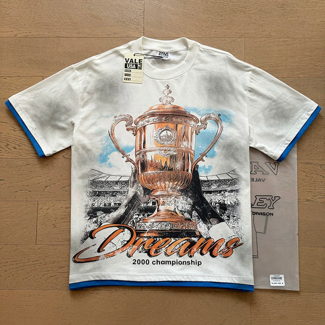 VALEFOREVER White Trophy 2008 Championship Vintage Graphic T-Shirt Hover Image